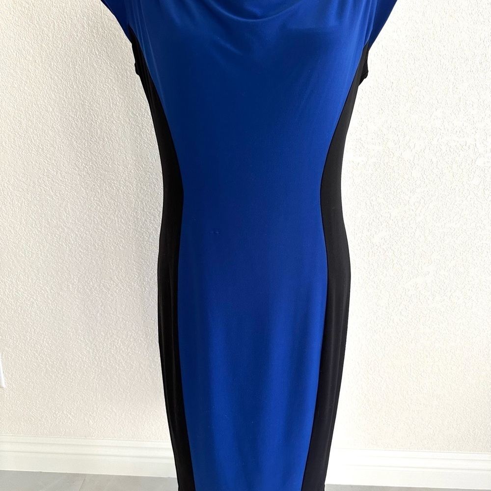 Jones New York Blue and Black Women's Sheath Dress - Picture 5 of 8